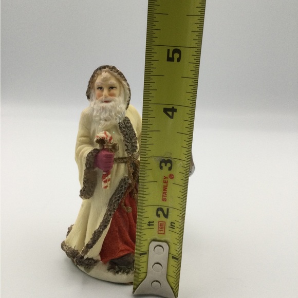 Samichlaus Switzerland 1993 SC09 International Santa Figurine White Robe 4.5" - Picture 9 of 10